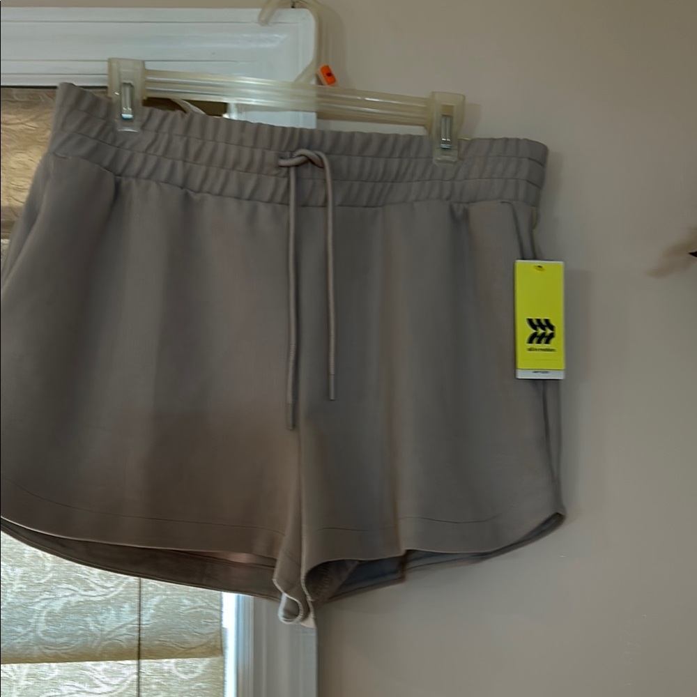 All in Motion Gray Athletic Shorts with Elastic Waistband